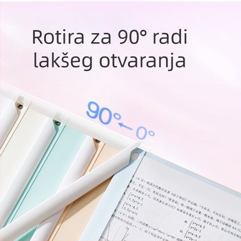 Deli 5-komni set rotirajućih klipova s polugom za A4 papir, ojačana poluga – uredska mapa