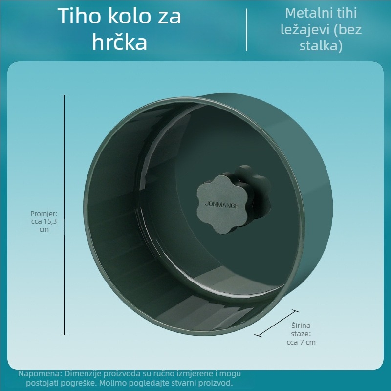 Tiho veliko trkačko kolo za hamstere sa čvrstim postoljem