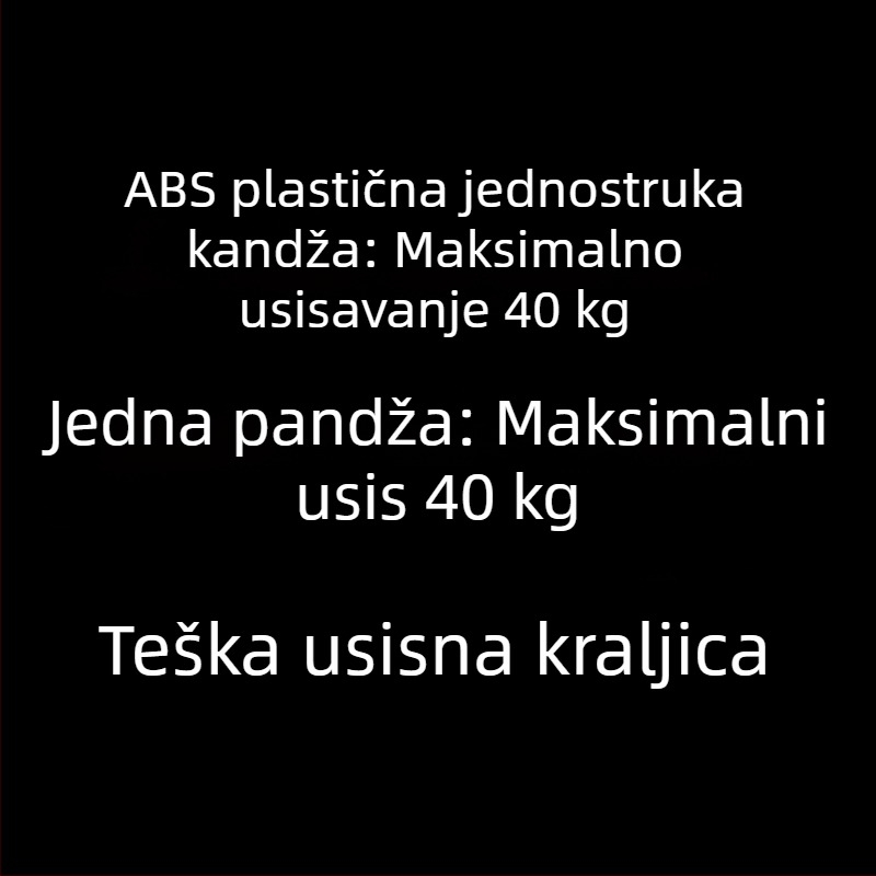 Teška vakuumska čašica za staklo od aluminijske legure, s dvije ili tri kandže, za pločice i mramor
