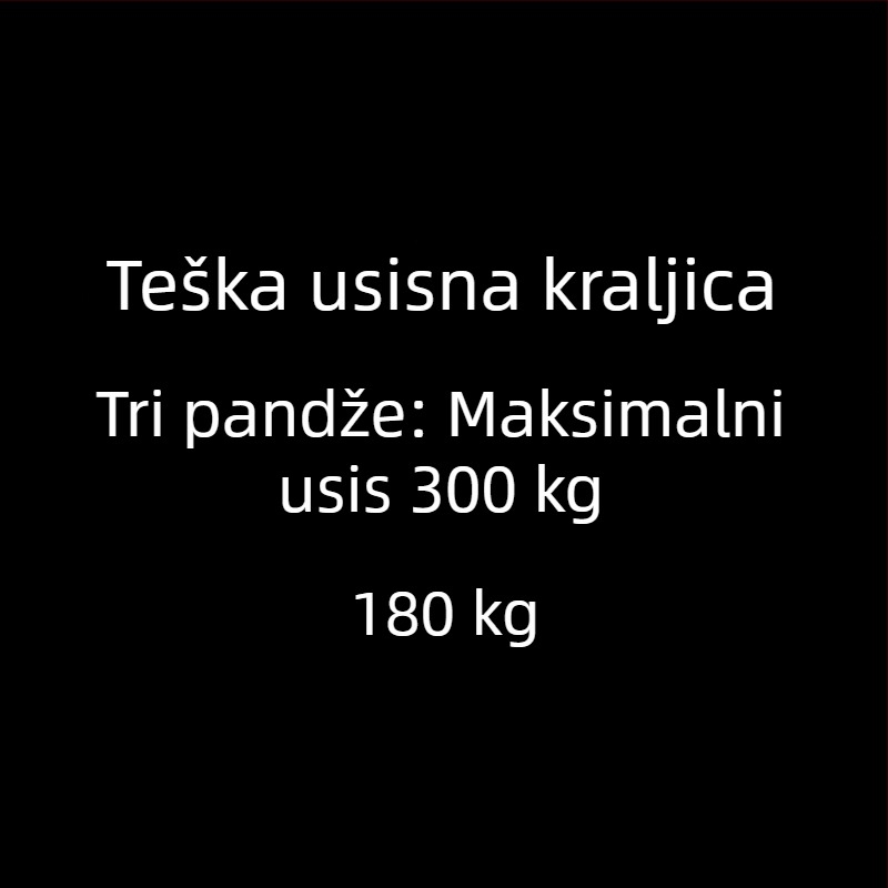 Teška vakuumska čašica za staklo od aluminijske legure, s dvije ili tri kandže, za pločice i mramor