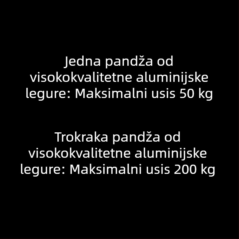 Teška vakuumska čašica za staklo od aluminijske legure, s dvije ili tri kandže, za pločice i mramor