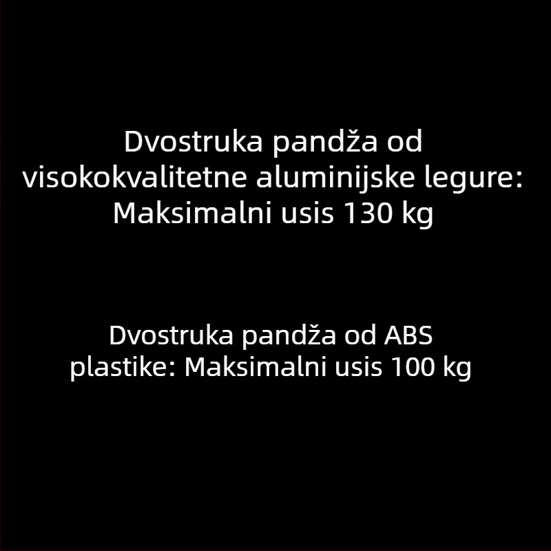 Teška vakuumska čašica za staklo od aluminijske legure, s dvije ili tri kandže, za pločice i mramor