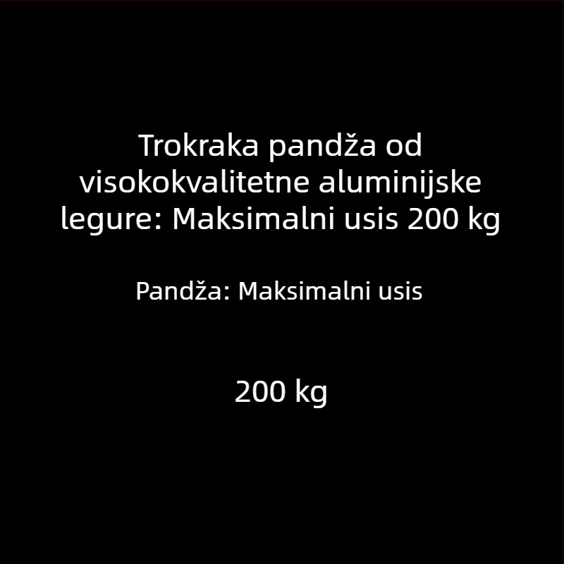 Teška vakuumska čašica za staklo od aluminijske legure, s dvije ili tri kandže, za pločice i mramor