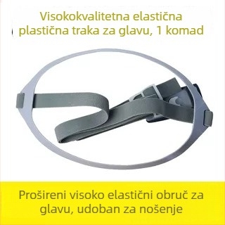 U2K dodatak za masku: traka za glavu s kopčom za šnuru, prašna maska, visoko elastičan pleteni plastični pojas