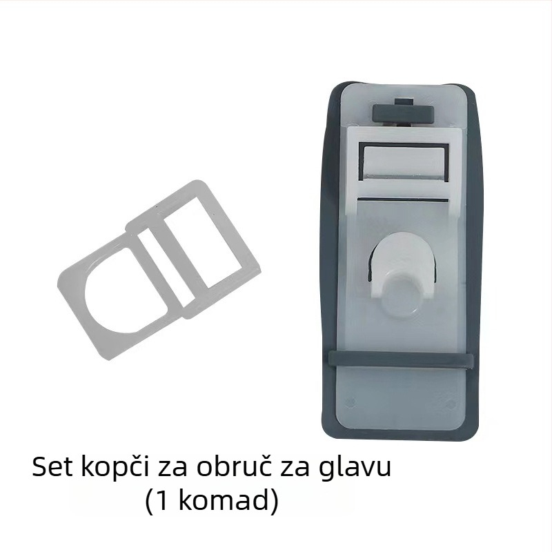 U2K dodatak za masku: traka za glavu s kopčom za šnuru, prašna maska, visoko elastičan pleteni plastični pojas