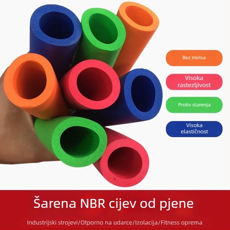 Omot za izolacijsku cijev od NBR gume i plastike, visoke gustoće glatka spužva, protuklizna zaštita za ručku