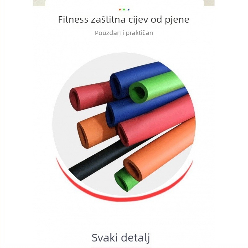 Omot za izolacijsku cijev od NBR gume i plastike, visoke gustoće glatka spužva, protuklizna zaštita za ručku