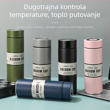 Termos boca od 316 nerđajućeg čelika s drškom, velika kapaciteta, prenosna za učenike