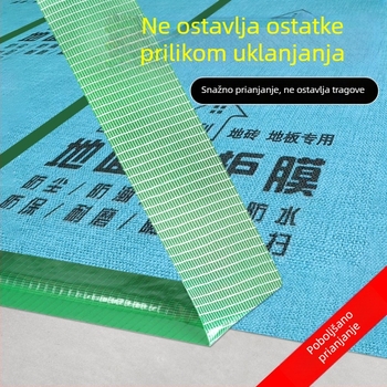 Tekstilna ljepljiva traka za zaštitu poda i učvršćivanje tepiha, velika rola 50 m, širina 4,8 cm ili 6 cm, bez ostataka, boje: zelena, srebrna, crvena, crna.