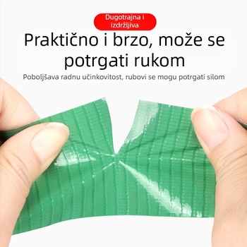 Tekstilna ljepljiva traka za zaštitu poda i učvršćivanje tepiha, velika rola 50 m, širina 4,8 cm ili 6 cm, bez ostataka, boje: zelena, srebrna, crvena, crna.