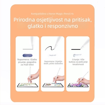 Zamjenski vrh za Honor Magic Pencil 4S – tih, otporan na habanje vrh s iglom-cevom za tabletni stilus 10 Pro