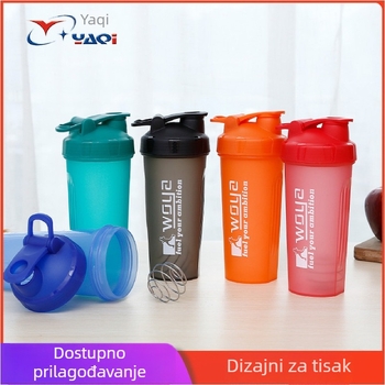 Fitness shaker velike kapacitete, prijenosna plastična čaša za proteinske shakeove