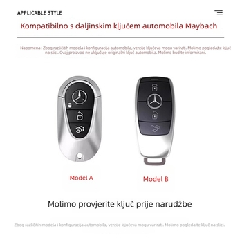 Kožna futrola za ključ Maybach S-Class i modele Mercedesa: S450L, S480, S500L, GLS, E300L, C260