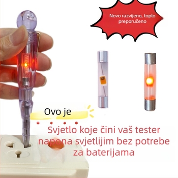 Visoko svijetleći LED pasivni tester napona s neonskim indikatorom
