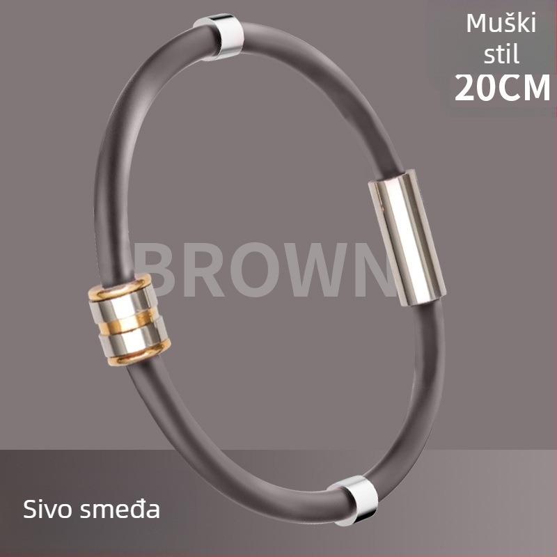 Silikonska magnetsko-elektrostatna narukvica za tijelo, unisex, model 2023