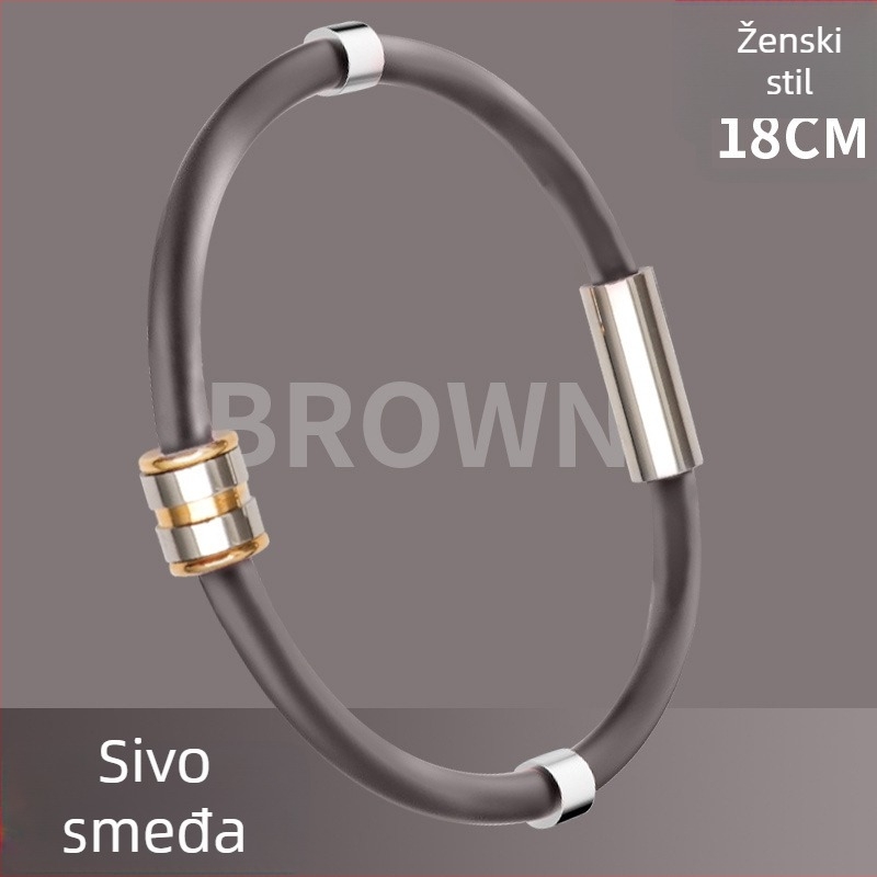 Silikonska magnetsko-elektrostatna narukvica za tijelo, unisex, model 2023