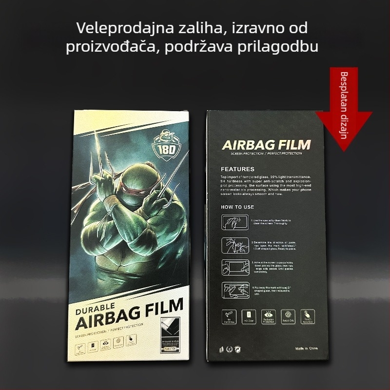 6,7-inčni univerzalni tvrdi film za zaslon, 25-dijelna kutija