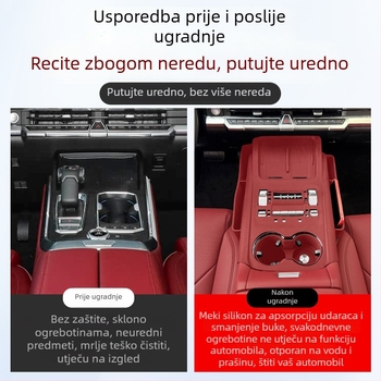 Silikonska središnja konzolna podloga za pohranu Tank 400 Hi4T/Hi4Z — podloška za ručicu mjenjača i držač čaša