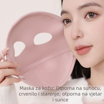 Topla zimska maska za žene, zaštita od vjetra i hladnoće, UV zaštita za cijelo lice
