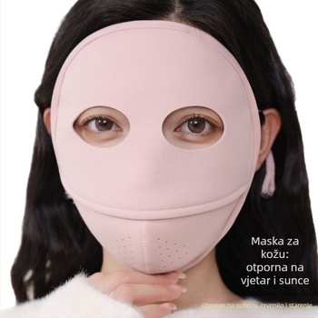 Topla zimska maska za žene, zaštita od vjetra i hladnoće, UV zaštita za cijelo lice