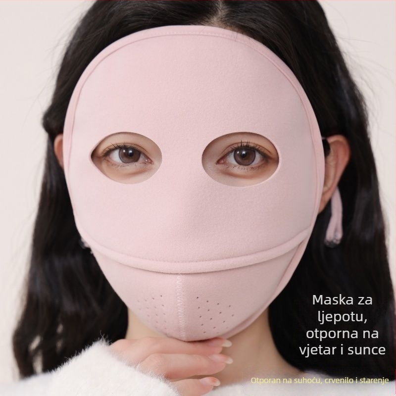 Topla zimska maska za žene, zaštita od vjetra i hladnoće, UV zaštita za cijelo lice