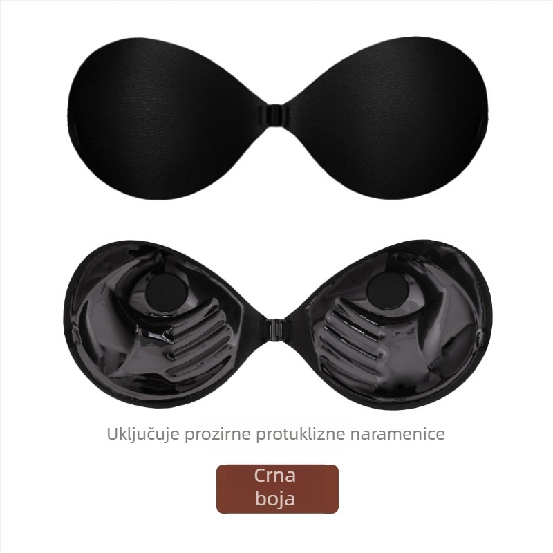 Protuklizne prozirne silikonske naljepnice za grudnjak za haljine bez rukava, push-up, povećane