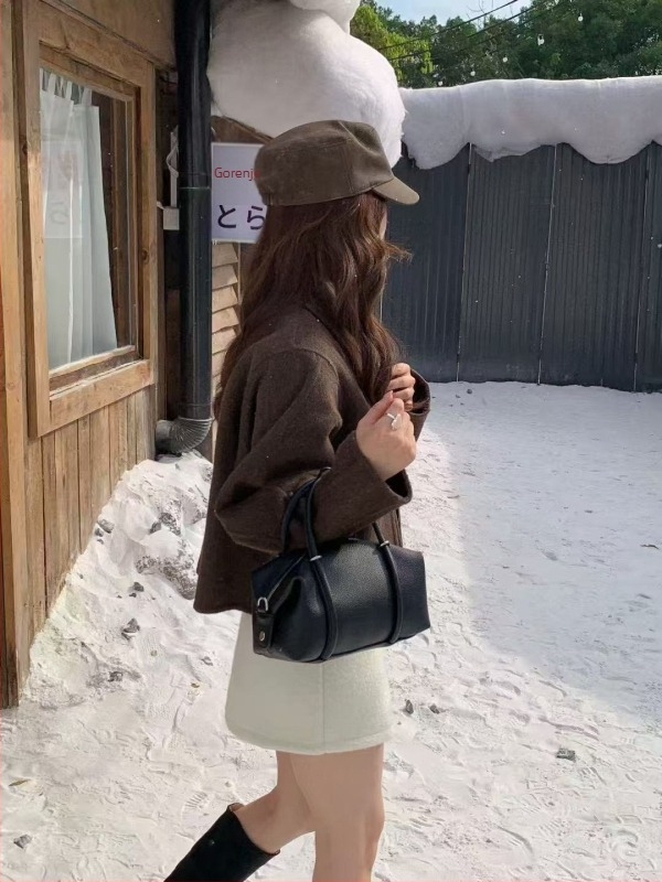 Ženska torba Boston u korejskom stilu od PU kože, mala, elegantna i moderna, za svakodnevnu upotrebu, nosiva preko ramena ili u ruci