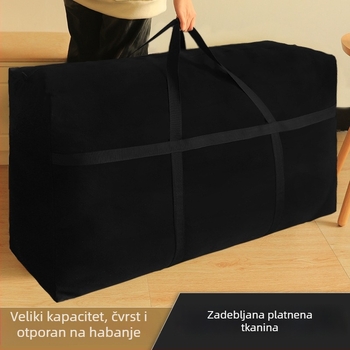 Platnena prijevozna torba s ručkama – otporna na prašinu, velik kapacitet za pokrivače i odjeću