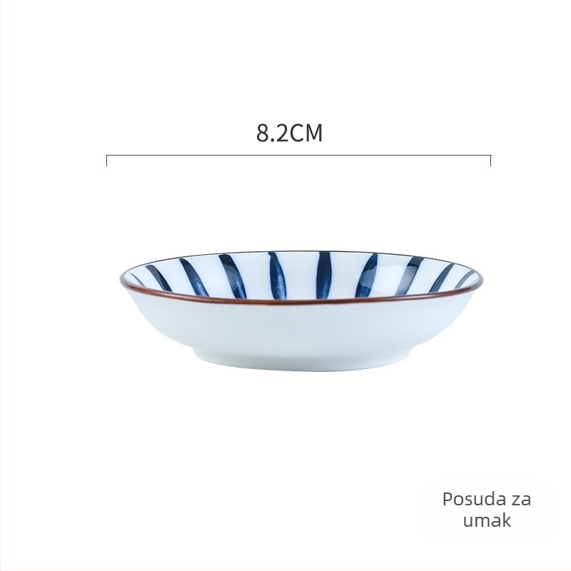 Japanski stil porcelanskog posuđa: zdjele za juhu i rezance te tanjuri
