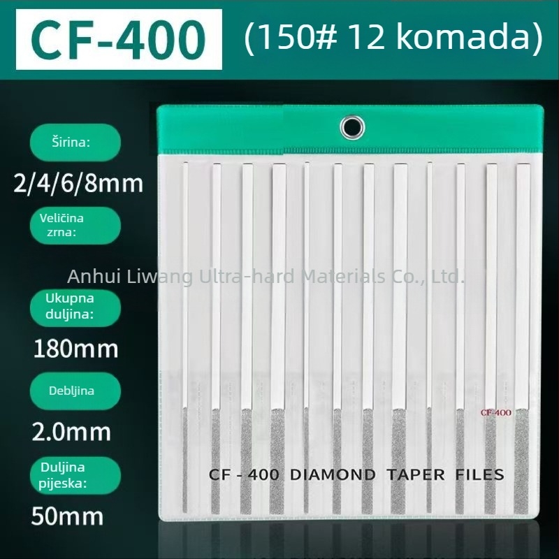 Dijamantni set ravnih i nagibnih pilnika CF-400 za oblikovanje kalupa