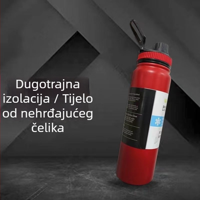 Termos od 304 nehrđajućeg čelika s vakuumskom izolacijom, za sport na otvorenom, prijenosno, velika kapaciteta