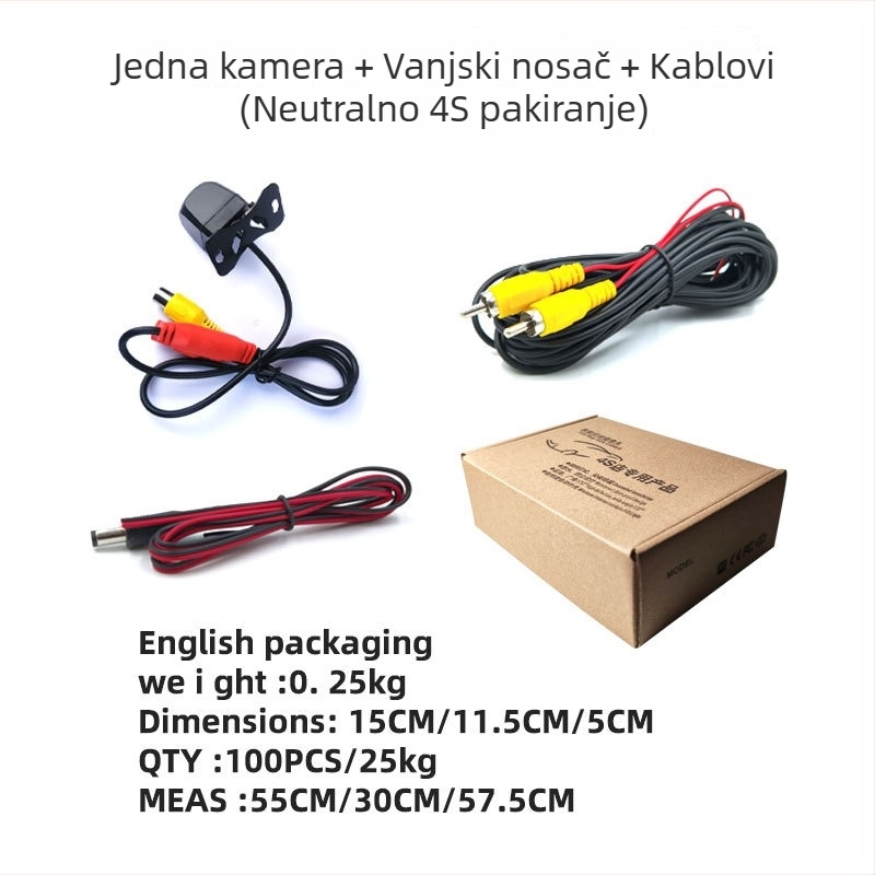 CCD kamera za vožnju unatrag s noćnim vidom HD, Android veliki zaslon