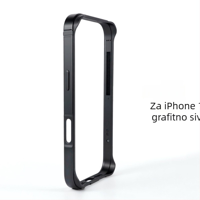Metalni zaštitni okvir za iPhone 17 Pro i 17 Pro Max – otporan na pad, protuklizan, otporan na otiske prstiju, kreativni dizajn