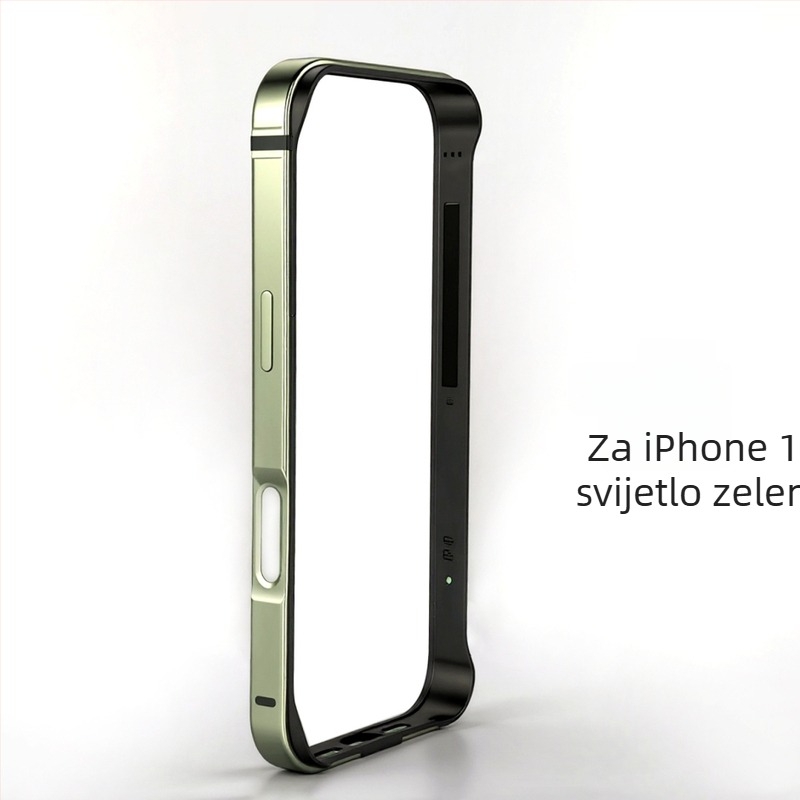 Metalni zaštitni okvir za iPhone 17 Pro i 17 Pro Max – otporan na pad, protuklizan, otporan na otiske prstiju, kreativni dizajn