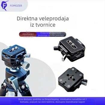 Arca pločica brzog oslobađanja s više rupa za DSLR i bez oglednih kamera – sveobuhvatno proširenje za glavu stativa