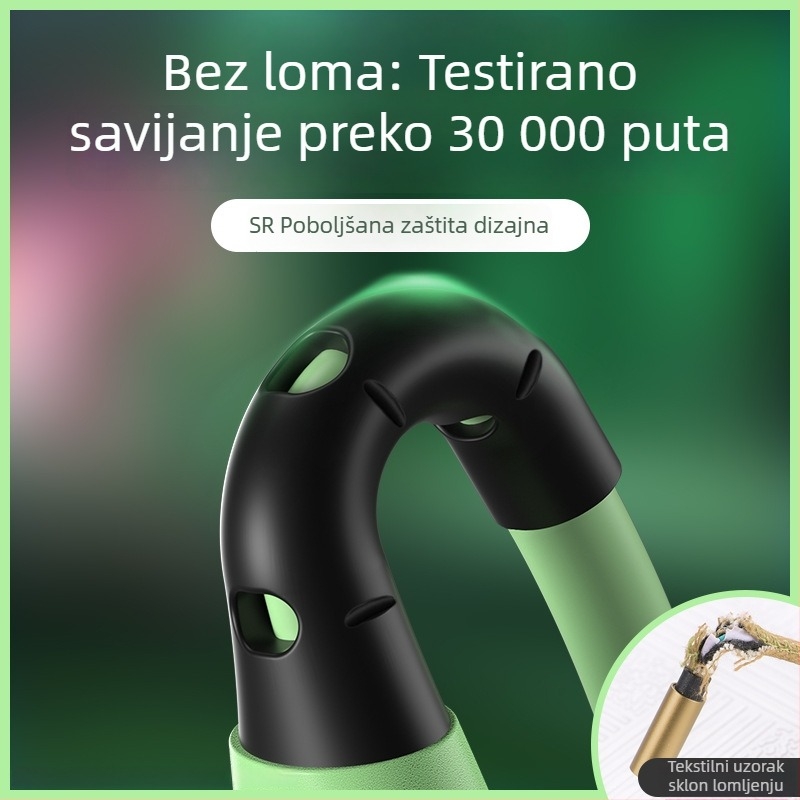 Kabel za punjenje od tekućeg silikona s konektorima Lightning, USB-C i Micro USB za brzo punjenje