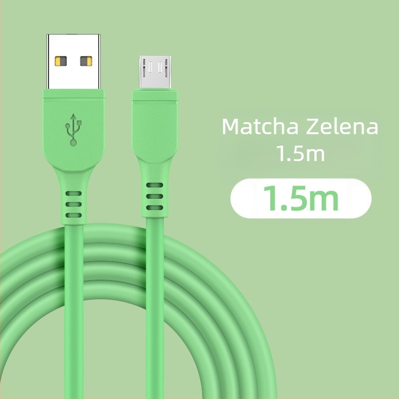 Kabel za punjenje od tekućeg silikona s konektorima Lightning, USB-C i Micro USB za brzo punjenje
