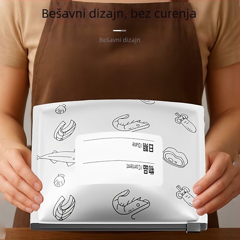 Torbe od aluminijske folije za hranu, za hladnjak i zamrzivač, vrećice za zatvaranje za skladištenje u kuhinji