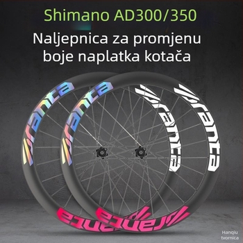 Naljepnice za hub s promjenom boje za Xidesheng Ad350/Ad300 – set kotača za cestovni bicikl
