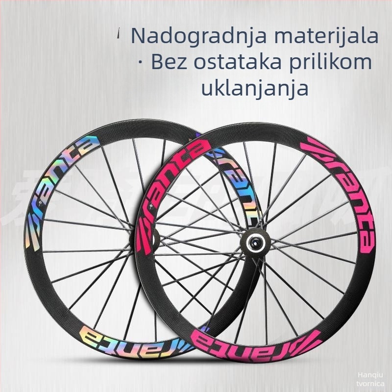 Naljepnice za hub s promjenom boje za Xidesheng Ad350/Ad300 – set kotača za cestovni bicikl