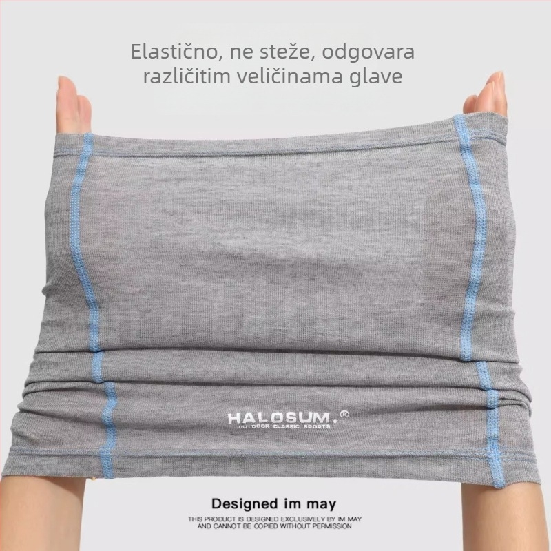Šal za vrat od Tencela i vune, za muškarce i žene, jesen-zima, vjetro otpornost, prozračan, visoka elastičnost, višenamjenski za vožnju biciklom