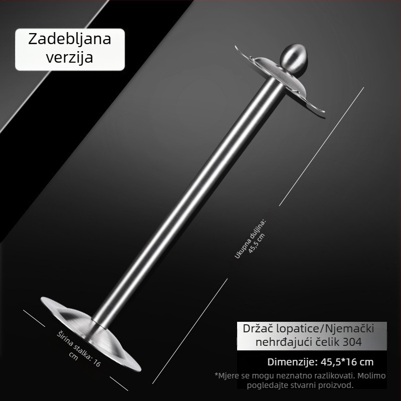 Set lopatice i žlice s ručkom od ružinog drveta, nehrđajući čelik, uz cedilicu i držač kuhinjskih posuđa