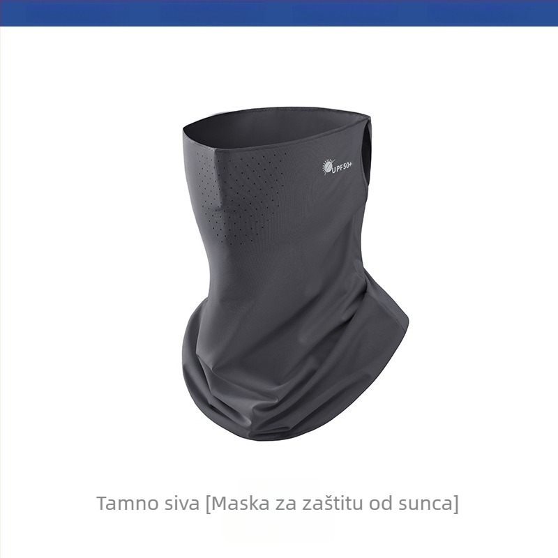 Ženski šal zaštite vrata s UV zaštitom, hladan Ice Silk materijal, za vanjsku vožnju biciklom i zaštitu lica