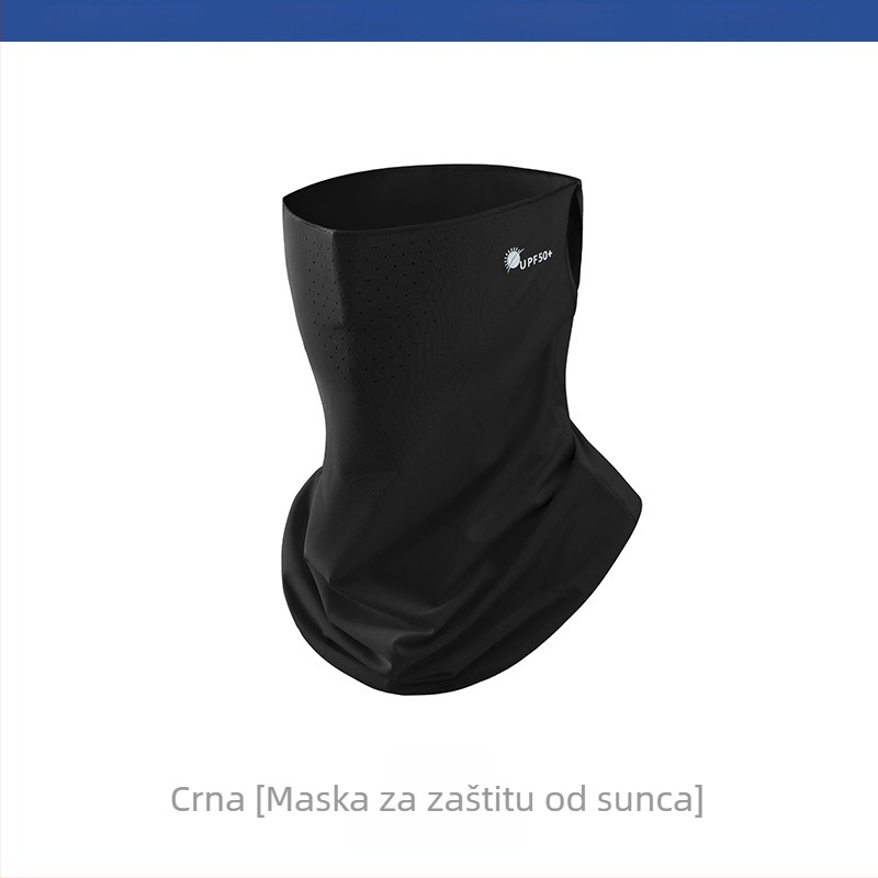 Ženski šal zaštite vrata s UV zaštitom, hladan Ice Silk materijal, za vanjsku vožnju biciklom i zaštitu lica