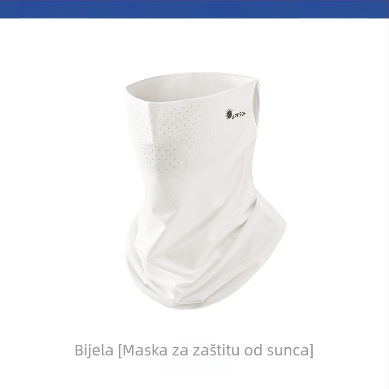 Ženski šal zaštite vrata s UV zaštitom, hladan Ice Silk materijal, za vanjsku vožnju biciklom i zaštitu lica