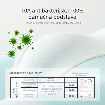 Muške bokserice od 100% pamuka, antibakterijske, Tip A, velika veličina