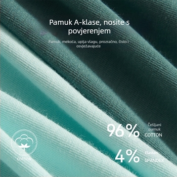 Muške bokserice od 100% pamuka, antibakterijske, Tip A, velika veličina