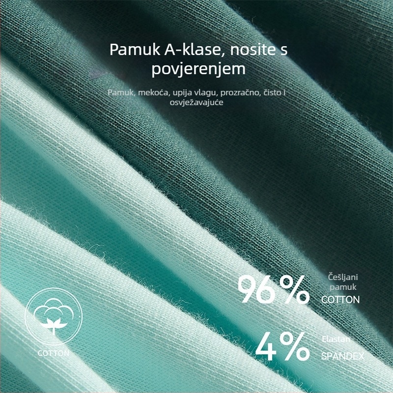 Muške bokserice od 100% pamuka, antibakterijske, Tip A, velika veličina