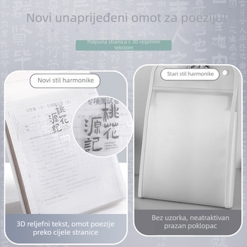 Wengu A4 akordeonska mapa za učenike, višenamjenski organizator papira i klasifikacija dokumenata