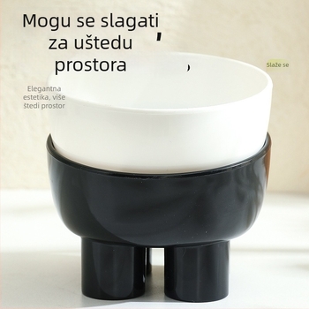 Posuda za hranu za kućne ljubimce protiv prevrtanja, široki otvor za vodu i hranu, za mačke i pse